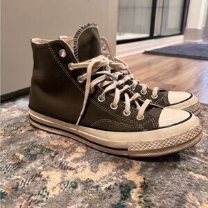 Converse Olive High-Top Sneakers